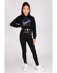Леггинсы со звездами X the nextstep, черный Pineapple