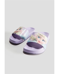 Купальные босоножки с принтом, фиолетовый H&m