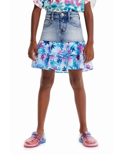 Джинсовая юбка для девочки, синий Desigual