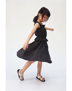 Топ из сирсакера, серый H&m