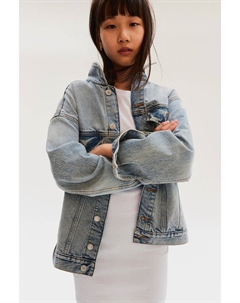 Платье из джерси в рубчик, белый H&m