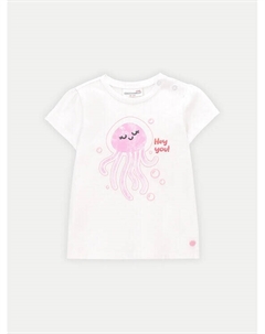 Футболка стандартного кроя, белый Coccodrillo