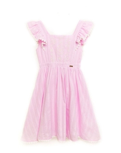 Розовое жаккардовое хлопковое платье, розовый Nicole miller