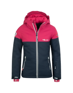 Зимняя куртка Girl's Hallingdal, цвет Navy/Pink/White Trollkids