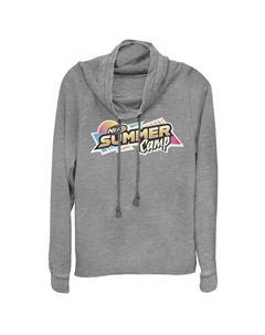 Пуловер с воротником-хомутом и логотипом в стиле 90-х годов для юниоров Nerf Summer Camp Licensed character