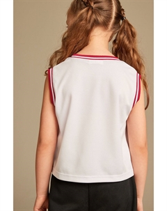 Баскетбольная майка без рукавов Harlem Globetrotters (3–16 лет), белый Next