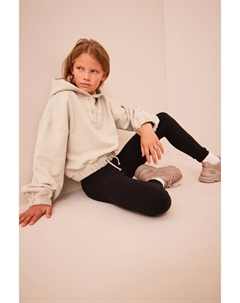 Укороченная толстовка с капюшоном и кулиской на талии (3-16 лет), бежевый Next