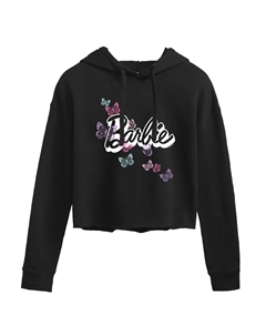 Укороченное худи с графическим рисунком Barbie для юниоров Licensed character