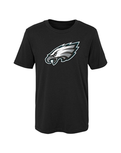 Черная футболка с логотипом Philadelphia Eagles Primary для дошкольников, цвет Eag Black Outerstuff