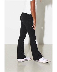 Детские брюки с расклешенными штанинами, черный Only