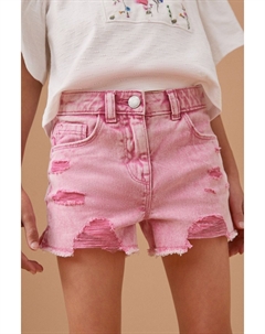 Рваные шорты с потертым краем (3–16 лет), розовый Next