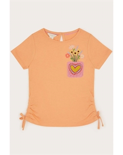 Блузка с карманом крючком, оранжевый Monsoon