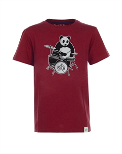 Футболка Panda, красный Band of rascals