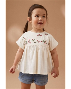 Блузка с короткими рукавами (от 3 месяцев до 7 лет), белый Next