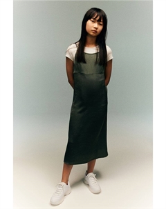 Платье-Комбинация с завязками, зеленый H&m