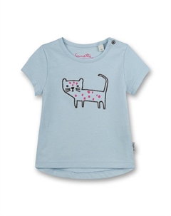 Футболка с принтом, синий Sanetta