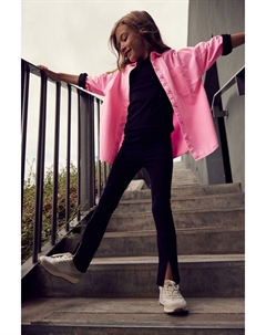 Леггинсы из мягкого джерси с разрезом на штанинах (3–16 лет), черный Next