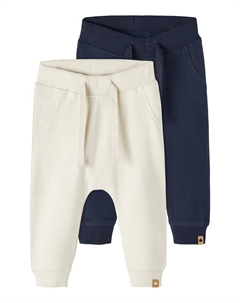 Зауженные брюки TAKKI, кремовый/ночной синий Name it