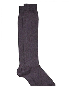 Однотонные детские высокие носки, темно-серый Condor