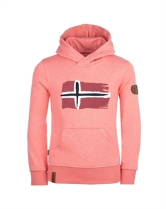 Пуловер с капюшоном, цвет antik/rosa Trollkids