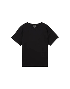 Футболка с фирменной этикеткой, черный Tom tailor