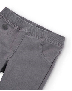 Однотонные штаны для девочки с эластичной резинкой на талии, серый Boboli