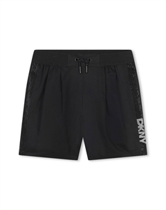 Kids шорты с кристаллами, черный Dkny