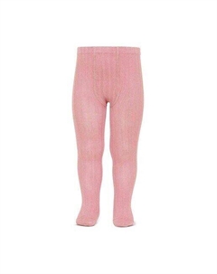 Ребристые колготки, розовый Condor