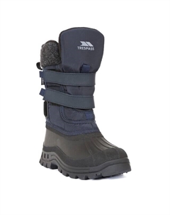 Детские водонепроницаемые зимние ботинки Strachan II с сенсорной застежкой, синий Trespass