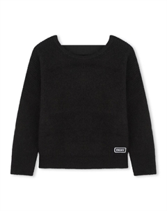 Kids джемпер с логотипом, черный Dkny