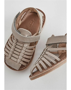 Сандалии LEATHER CLOSED TOE SANDALS, REGULAR FIT, бежевый Next