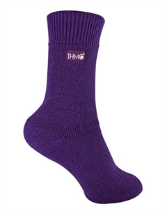 Теплые пушистые флисовые носки для мальчиков и девочек, фиолетовый Thmo