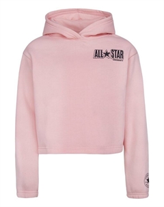 Пуловер с капюшоном, розовый Converse