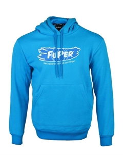 Пуловер с капюшоном, синий Fuper