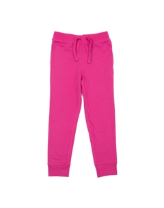 Детские брюки-джоггеры на шнурке, классические однотонные брюки, цвет Hot Pink Leveret