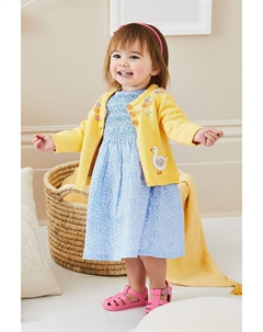 Новинка кардигана с карманами, желтый Jojo maman bébé