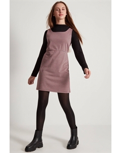 Жаккардовое платье для подростков, красный Kylie