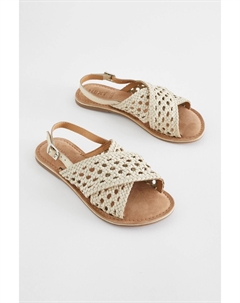 Сандалии с застежкой через плечо, белый Next