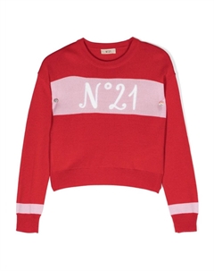 Джемпер с логотипом, красный Nº22