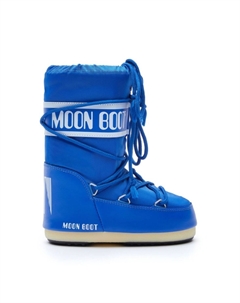 Дутые сапоги с логотипом, синий Moon boot kids