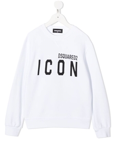 Худи с логотипом, белый Dsquared2