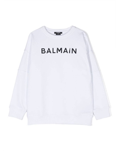 Kids толстовка с логотипом, белый Balmain