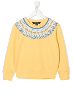 Джемпер с логотипом, желтый Ralph lauren