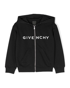 Kids кардиган с логотипом, черный Givenchy