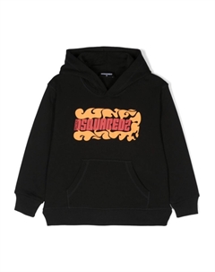 Худи с логотипом, черный Dsquared2