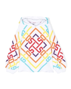 Худи с логотипом, белый Gcds kids
