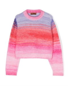 Джемпер с эффектом омбре, розовый Missoni kids