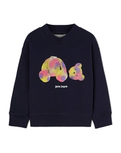 Джемпер с логотипом, синий Palm angels kids