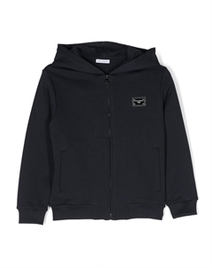 Худи на молнии с логотипом, синий Dolce&gabbana