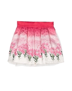 Юбка с цветочным принтом, розовый Monnalisa
